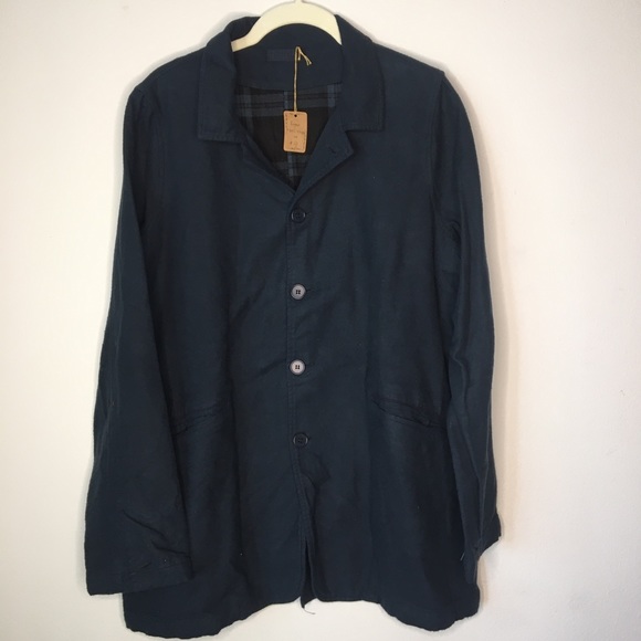 CP Shades Regan Jacket-Blue-Brushed Cotton-Small - Picture 2 of 5